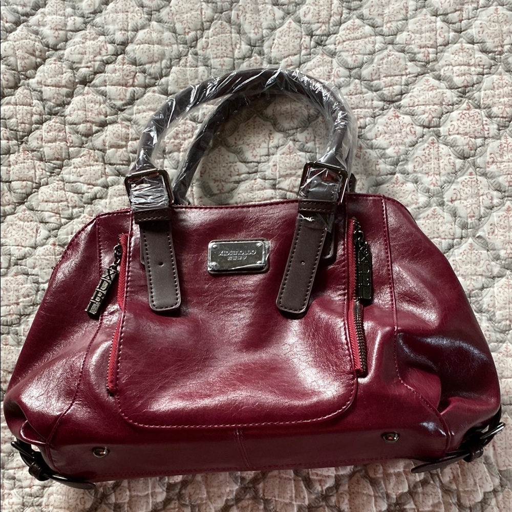 Burgundy Leather Handbag